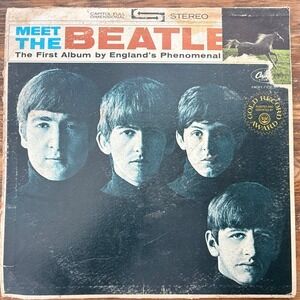 Meet The Beatles! 1964 Stereo ST-2047 Capitol Records LP‎ – Vintage Vinyl Album